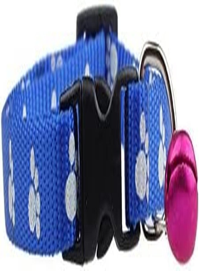 Pups&Pets طقم طوق ومقود من النايلون مطبوع قابل للتعديل من Pups&Pets، للاستخدام اليومي في المشي والتدريب، مقاس 10 مم - أزرق - Image 5